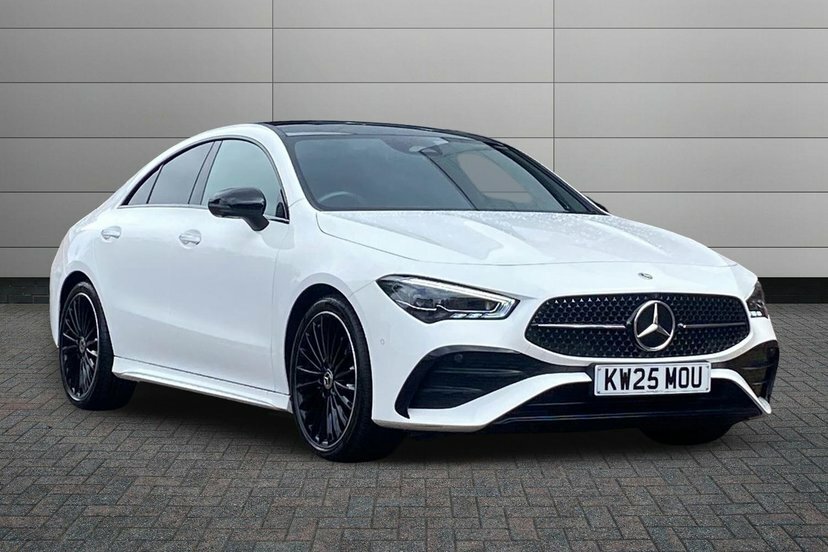 Mercedes-Benz CLA Class 2.0 Cla220d Amg Line Premium Plus Coupe Dies White