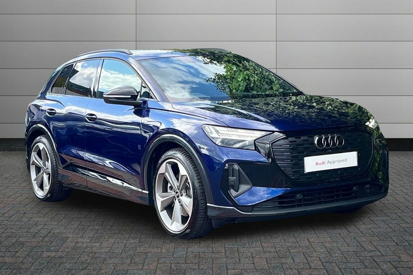 Audi Q4 E Tron 45 Black Edition Suv Quattro 82K Blue