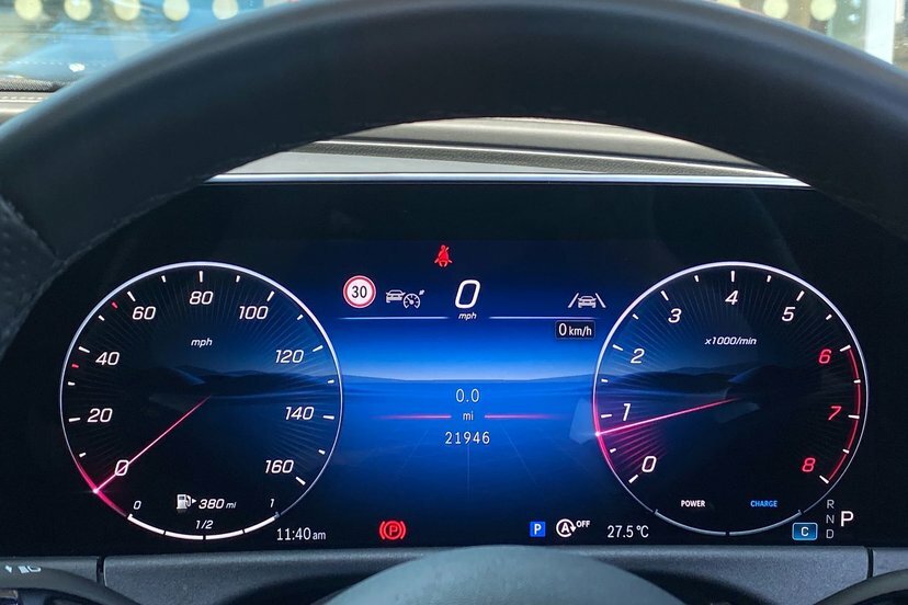 Mercedes-Benz E Class E200h Mhev Amg Line Estate KP25WCZ Black #6