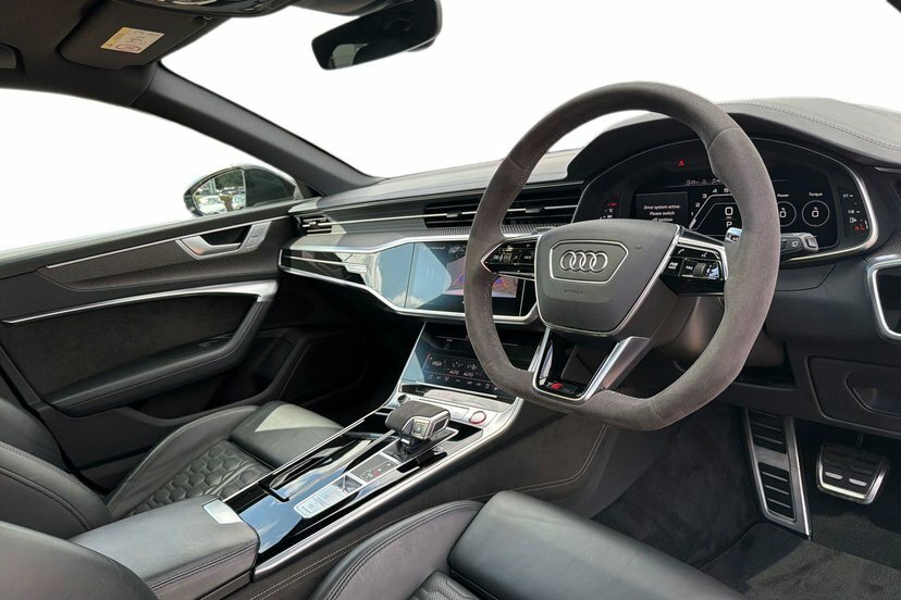 Audi RS6 Avant 4.0 Tfsi V8 Carbon Black Estate Tiptron Silver #6