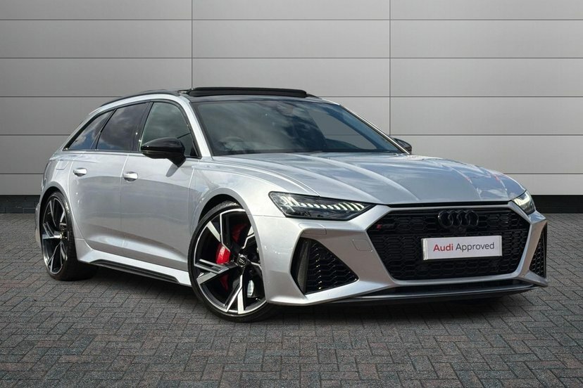 Audi RS6 Avant 4.0 Tfsi V8 Carbon Black Estate Tiptron Silver