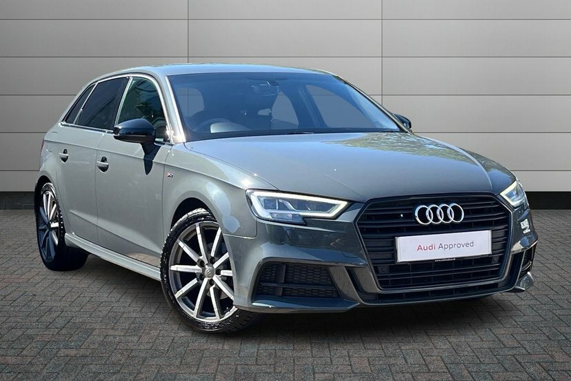 Audi A3 1.5 Tfsi Cod Black Edition Sportback Ma LL18ETD Grey