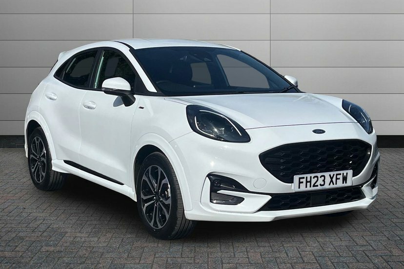 Ford Puma 1.0T Ecoboost Mhev St-line Suv Hybrid M White