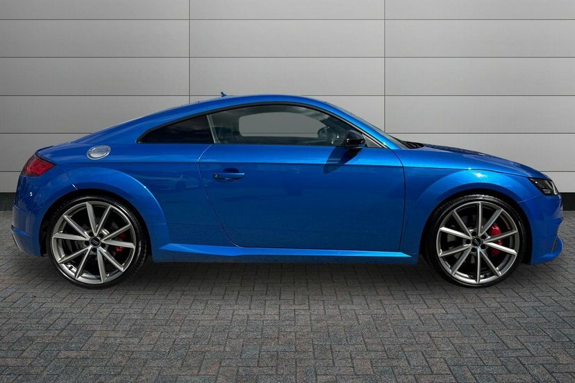 Audi TTS 2.0 Tfsi Black Edition Coupe S Tronic Q RE67SKK Blue #4
