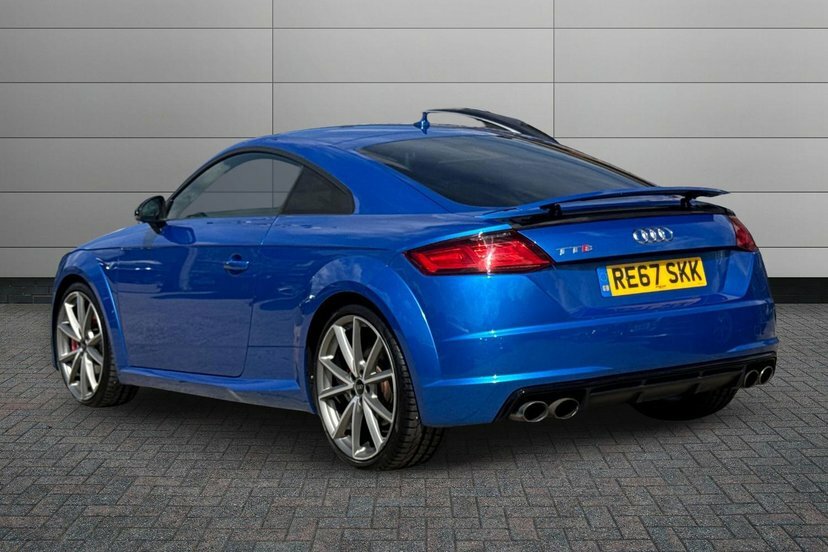 Audi TTS 2.0 Tfsi Black Edition Coupe S Tronic Q RE67SKK Blue #3