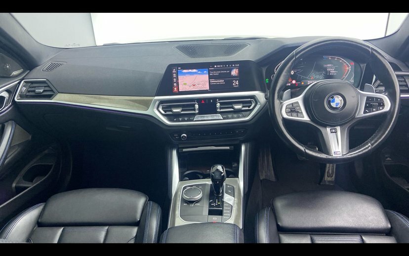 BMW 4 Series Gran Coupe 420D Xdrive M Sport Pro Edition Coupe Blue #4
