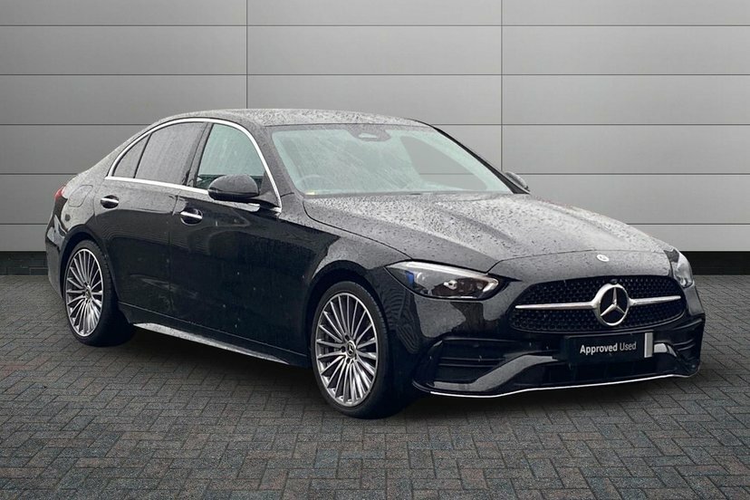 Mercedes-Benz C Class 2.0 C220dh Mhev Amg Line Premium Saloon Dies Black