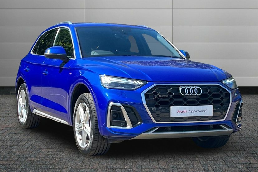Audi Q5 2.0 Tdi 40 S Line Suv S Tronic Quattro Blue