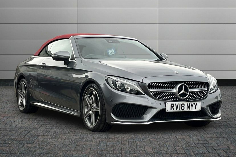 Mercedes-Benz C Class C250d Amg Line Premium Plus Cabriolet Grey