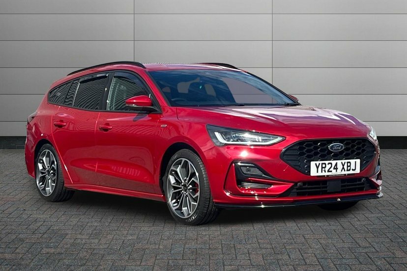 Ford Focus 1.0T Ecoboost Mhev St-line X Estate Hyb Red