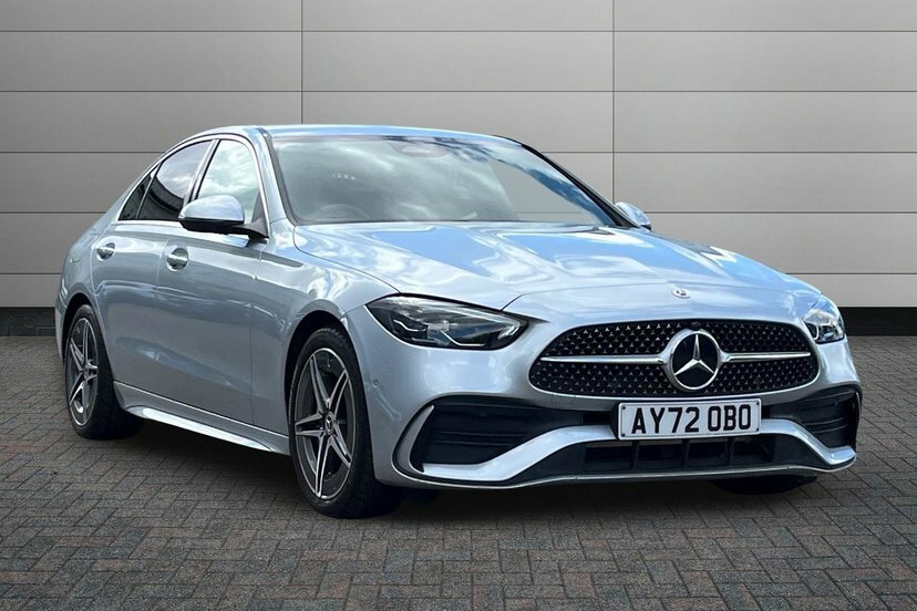 Mercedes-Benz C Class 1.5 C200h Mhev Amg Line Saloon Hybrid G Silver
