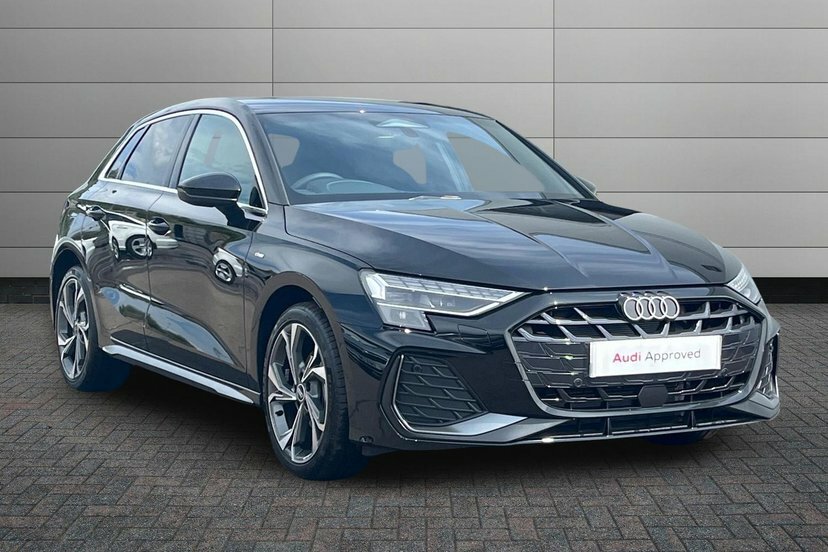 Audi A3 1.5 Tfsie S Line Sportback Plug-in Hybr Black