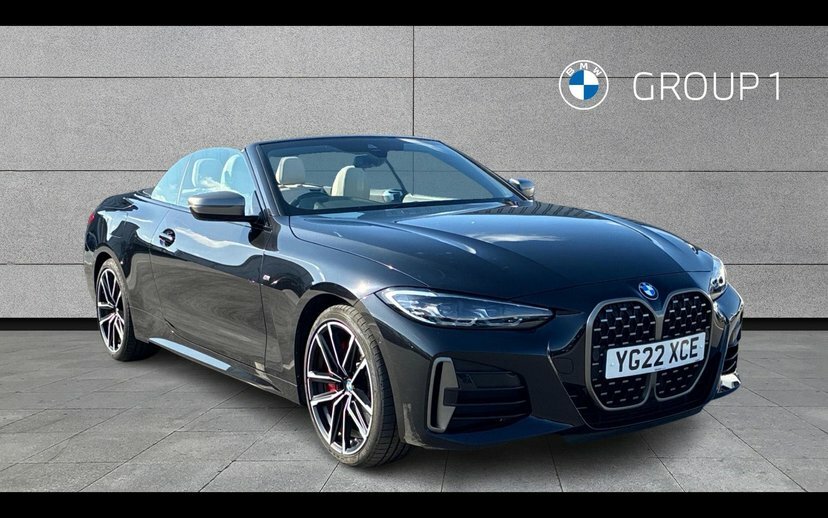 BMW 4 Series M440i Xdrive Convertible Black