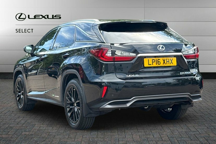 Lexus RX 3.5 450H V6 F Sport Suv Hybrid Cvt 4Wd LP16XHX Black #3