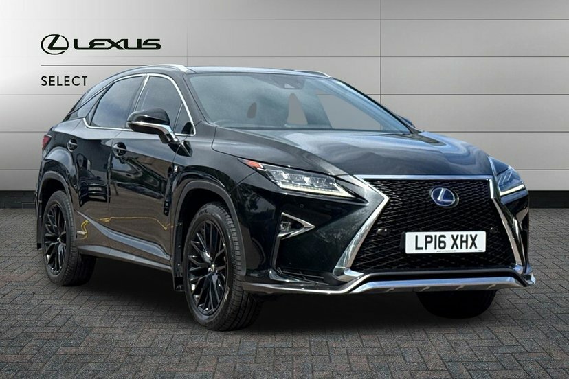 Lexus RX 3.5 450H V6 F Sport Suv Hybrid Cvt 4Wd Black