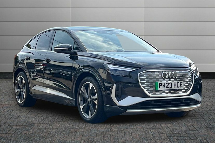 Audi Q4 E Tron 40 S Line Sportback 82Kwh 204 P Black