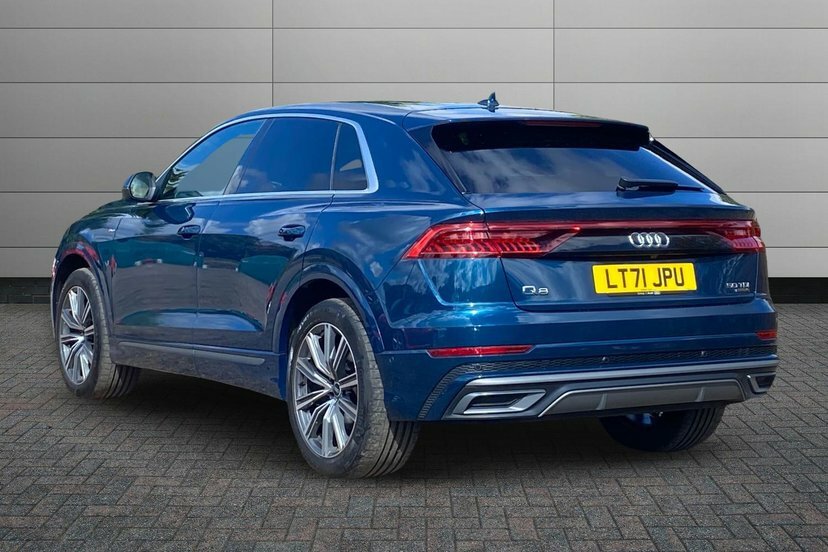 Audi Q8 3.0 Tdi V6 50 S Line Suv Tiptronic Quat Blue #3