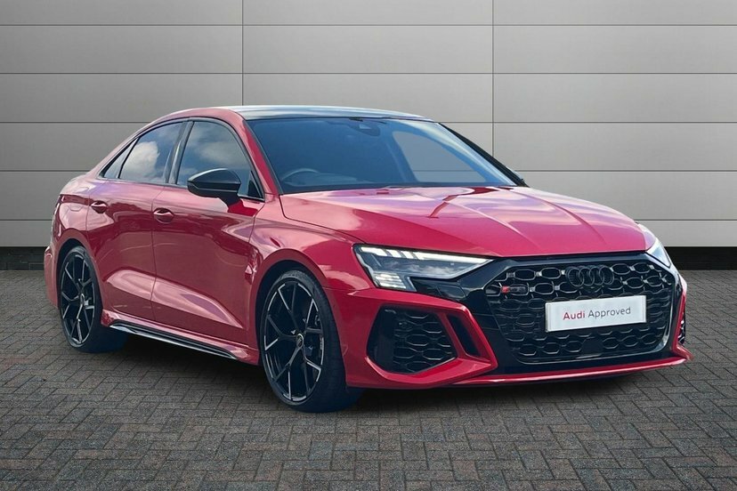 Audi RS3 2.5 Tfsi Vorsprung Saloon S Tronic Quat Red