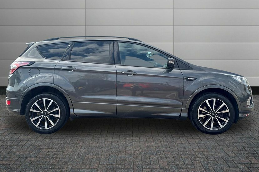 Ford Kuga 2.0 Tdci St-line Suv Powershift Awd 18 EF19HSJ Grey #4