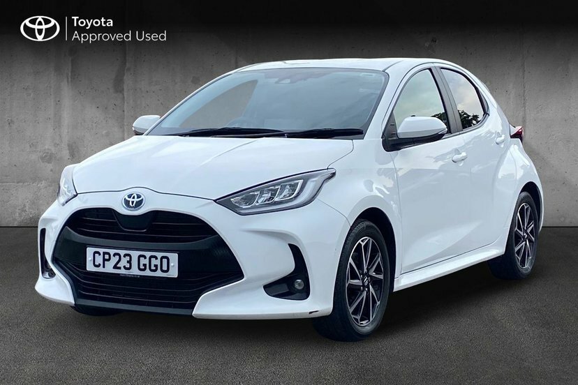 Toyota Yaris 1.5 Vvt-h Design Hatchback Hybrid E-cvt CP23GGO White #3