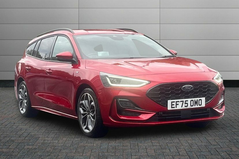 Ford Focus 1.0T Ecoboost Mhev St-line X Estate Hyb Red