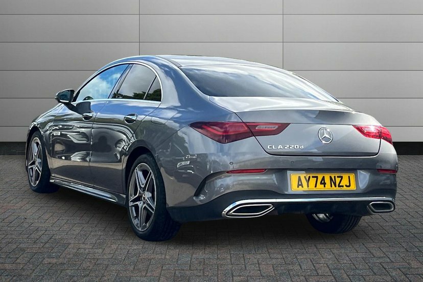 Mercedes-Benz CLA Class Cla220d Amg Line Executive Coupe AY74NZJ Grey #2