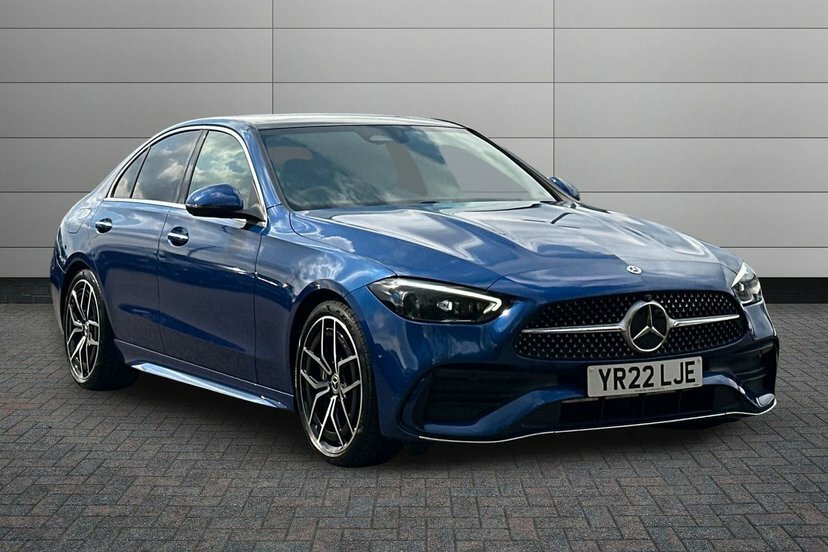 Mercedes-Benz C Class C300 Amg Line Premium Plus Blue