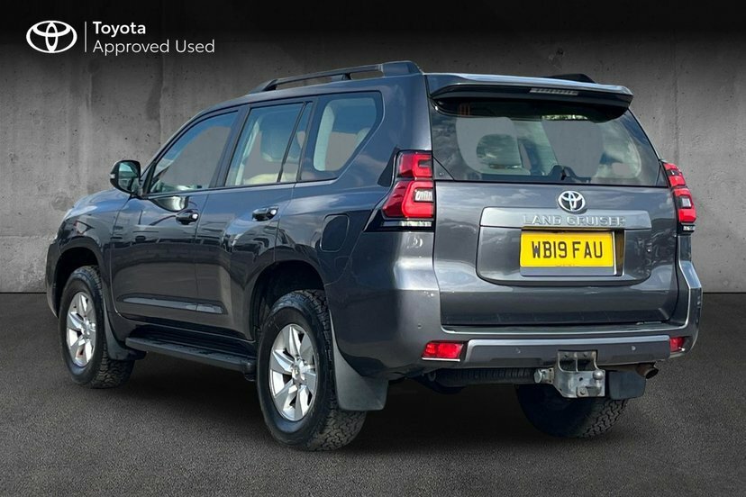 Toyota Land Cruiser 2.8D Active Suv 4Wd 7 Seat 177 WB19FAU Grey #4