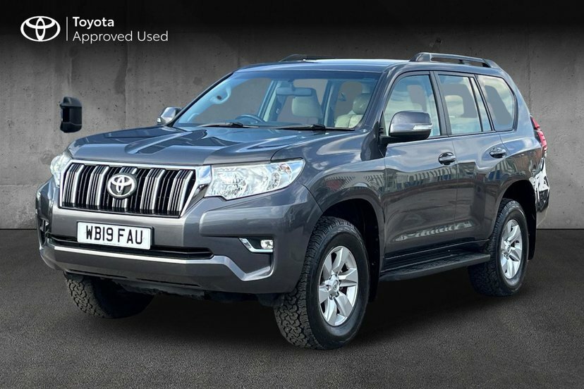 Toyota Land Cruiser 2.8D Active Suv 4Wd 7 Seat 177 WB19FAU Grey #3