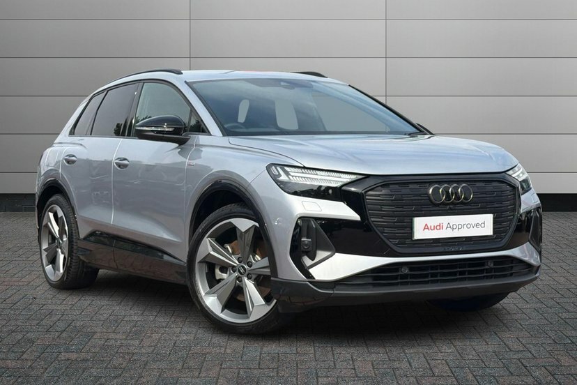 Audi Q4 E Tron 45 Black Edition Suv 82Kwh 286 Silver