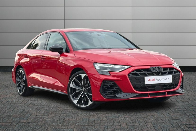 Audi S3 2.0 Tfsi Black Edition Saloon S Tronic Red