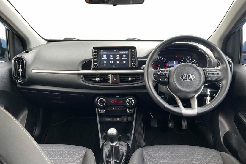 Kia Picanto 1.25 3 Hatchback 83 Bhp Blue #6