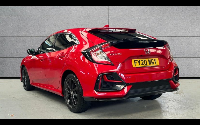 Honda Civic 1.6 I-dtec Sr Hatchback 120 Ps Red #2