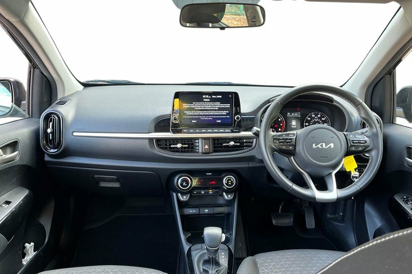 Kia Picanto 1.0 Dpi 3 Hatchback Amt 66 Bhp Black #6