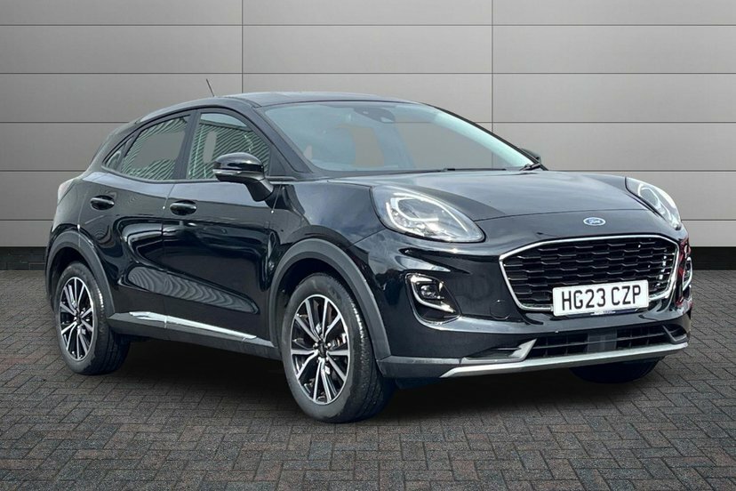 Ford Puma 1.0T Ecoboost Mhev Titanium Suv Hybrid Black