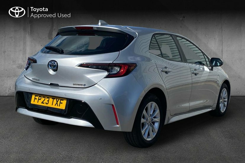 Toyota Corolla 1.8 Vvt-h Icon Hatchback Hybrid Cvt 14 Silver #2