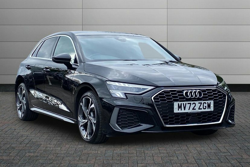 Audi A3 1.5 Tfsi 35 S Line Sportback S Tronic Black