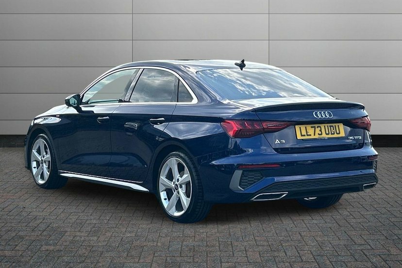 Audi A3 1.5 Tfsi 35 S Line Saloon S Tronic 150 Blue #3