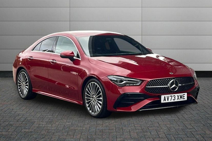Mercedes-Benz CLA Class 1.3 Cla180h Mhev Amg Line Premium Coupe Petr Red
