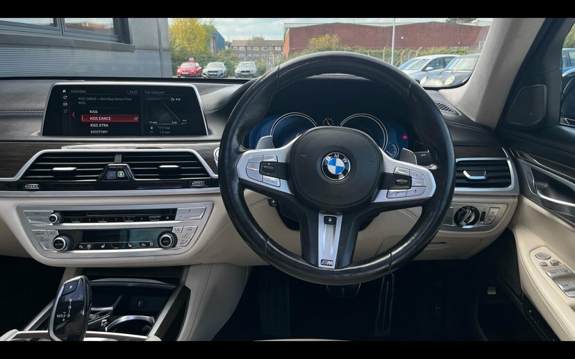 BMW 7 Series 740D Xdrive M Sport Saloon YD68VLB Black #5