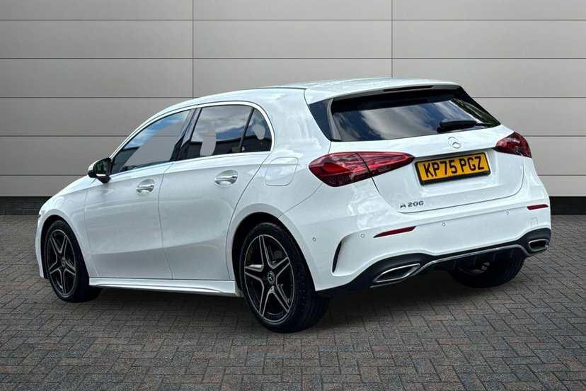 Mercedes-Benz A Class 1.3 A200h Mhev Amg Line Executive Hatchback White #2