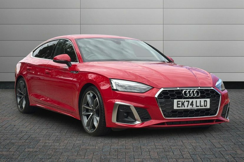 Audi A5 2.0 Tfsi 40 S Line Sportback S Tronic Red