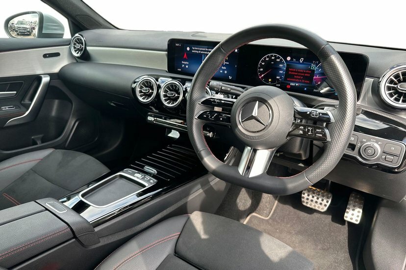 Mercedes-Benz CLA Class Cla220d Amg Line Premium Plus Coupe Silver #5