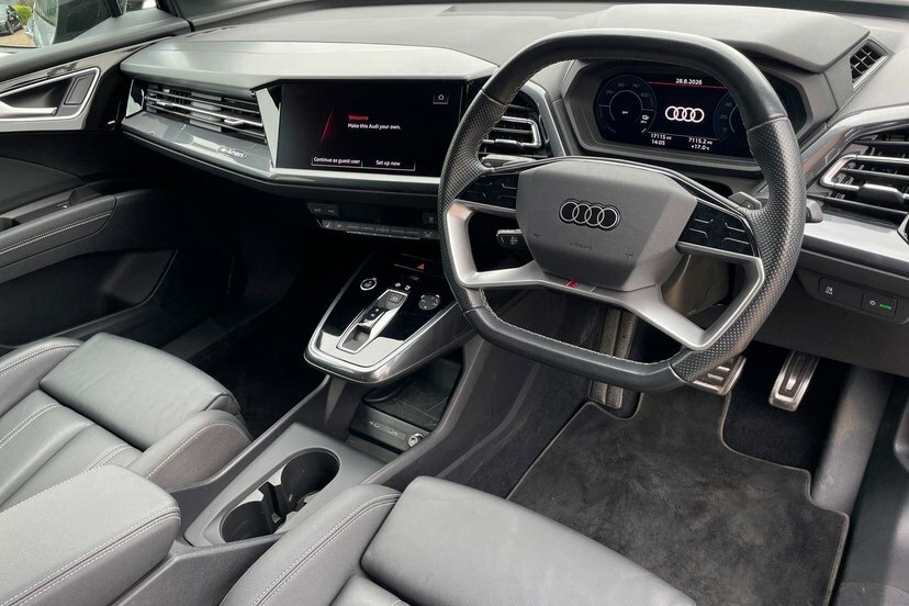 Audi Q4 E Tron 45 Black Edition Sportback 82Kwh Grey #6