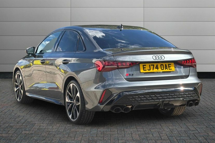 Audi S3 2.0 Tfsi Black Edition Saloon S Tronic EJ74OAE Grey #3