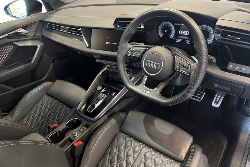 Audi S3 2.0 Tfsi Black Edition Saloon S Tronic EJ74OAE Grey #6
