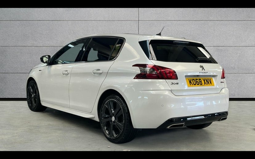 Peugeot 308 1.2 Puretech Gpf Gt Line Hatchback Manu White #2