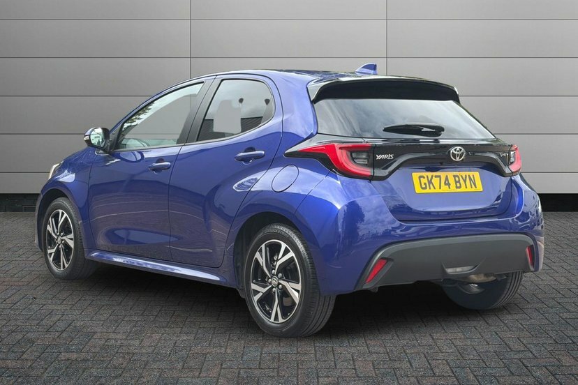 Toyota Yaris 1.5 Vvt-h Design Hatchback Hybrid E-cvt Blue #4