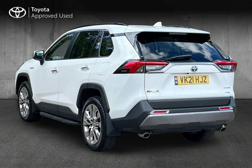 Toyota Rav 4 2.5 Vvt-h Gpf Excel Suv Hybrid Cvt 218 White #4