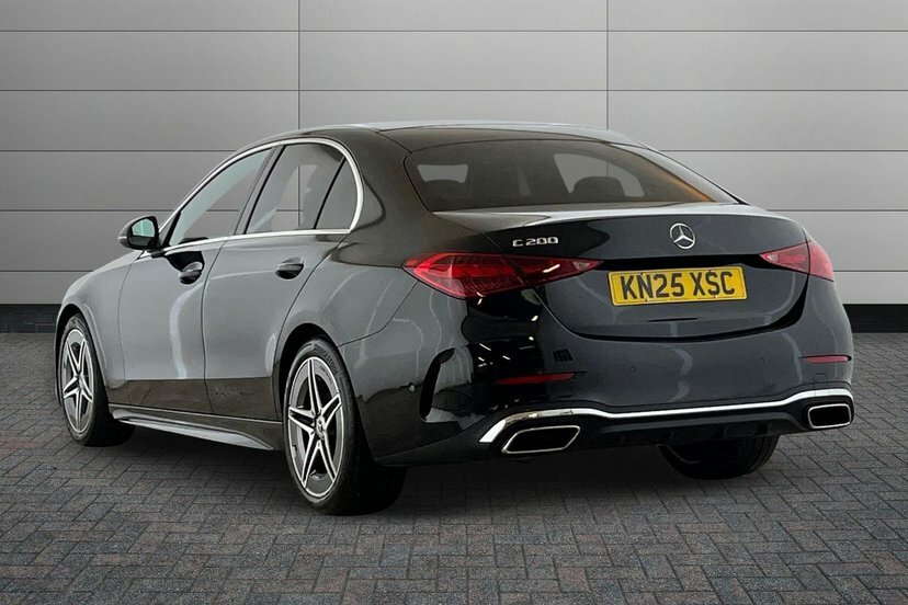 Mercedes-Benz C Class C200 Amg Line Saloon Black #2
